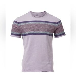 INC by Macy's  Lavender, Gray & Purple Stripe Tee - Men- Sizes . Small & Medium